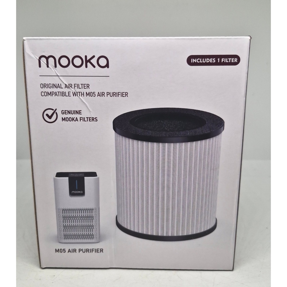 Mooka Air Filter M05 Purifier Replacement Genuine White New HEPA Accessory
